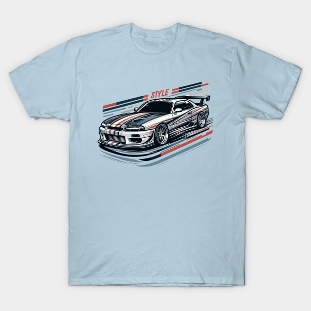 Sport Car Turbo Style T-Shirt by Vehicles-Art